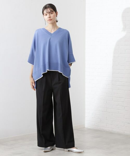 THE SHOP TK / ザ ショップ ティーケー パンツ | 【きれいめもカジュアルもお任せ】2タックワイドパンツ【セットアップ可】 | 詳細15