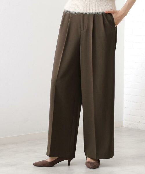 THE SHOP TK / ザ ショップ ティーケー パンツ | 【きれいめもカジュアルもお任せ】2タックワイドパンツ【セットアップ可】 | 詳細18