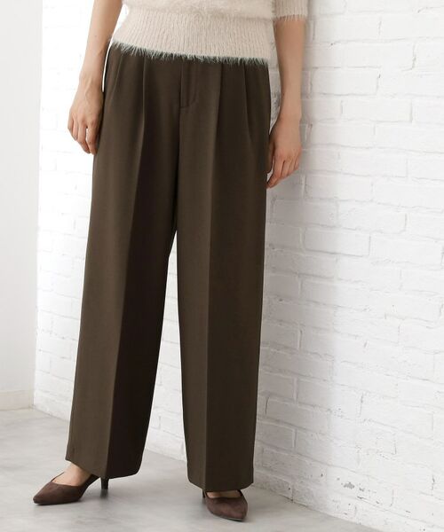 THE SHOP TK / ザ ショップ ティーケー パンツ | 【きれいめもカジュアルもお任せ】2タックワイドパンツ【セットアップ可】 | 詳細19