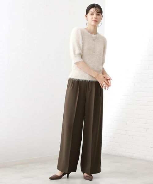 THE SHOP TK / ザ ショップ ティーケー パンツ | 【きれいめもカジュアルもお任せ】2タックワイドパンツ【セットアップ可】 | 詳細20