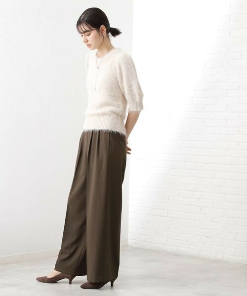THE SHOP TK / ザ ショップ ティーケー パンツ | 【きれいめもカジュアルもお任せ】2タックワイドパンツ【セットアップ可】 | 詳細21