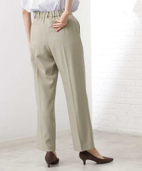 THE SHOP TK / ザ ショップ ティーケー パンツ | ストレートワイドパンツ【セットアップ可／洗える】 | 詳細1