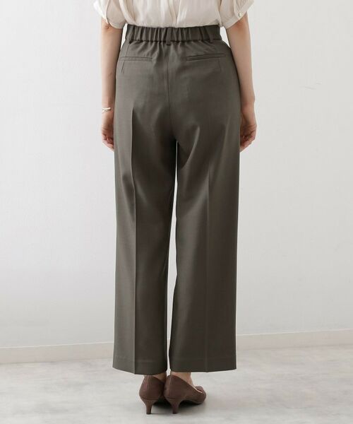 THE SHOP TK / ザ ショップ ティーケー パンツ | ストレートワイドパンツ【セットアップ可／洗える】 | 詳細11