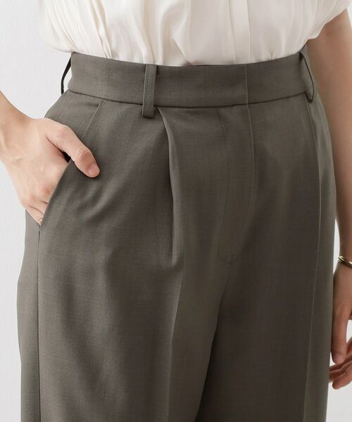 THE SHOP TK / ザ ショップ ティーケー パンツ | ストレートワイドパンツ【セットアップ可／洗える】 | 詳細12