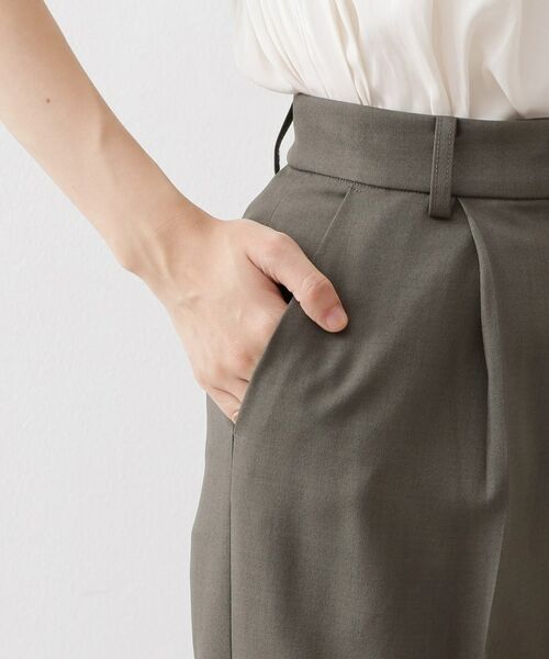 THE SHOP TK / ザ ショップ ティーケー パンツ | ストレートワイドパンツ【セットアップ可／洗える】 | 詳細13