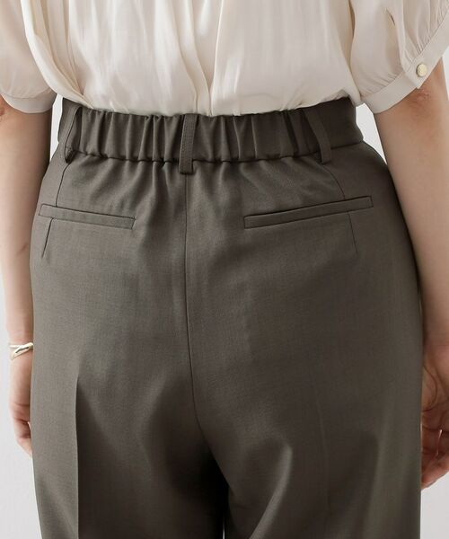 THE SHOP TK / ザ ショップ ティーケー パンツ | ストレートワイドパンツ【セットアップ可／洗える】 | 詳細14