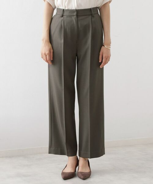 THE SHOP TK / ザ ショップ ティーケー パンツ | ストレートワイドパンツ【セットアップ可／洗える】 | 詳細9