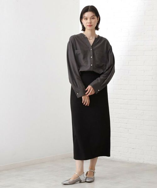 THE SHOP TK / ザ ショップ ティーケー シャツ・ブラウス | 【通勤にもデイリーにも】ダブルポケットスキッパーシャツ/洗濯機OK | 詳細16