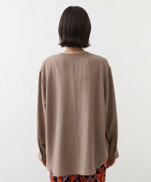 THE SHOP TK / ザ ショップ ティーケー シャツ・ブラウス | 【通勤にもデイリーにも】ダブルポケットスキッパーシャツ/洗濯機OK | 詳細29