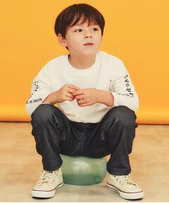 THE SHOP TK / ザ ショップ ティーケー パンツ | 【110－160/洗濯機OK】のびーるパンツストレート