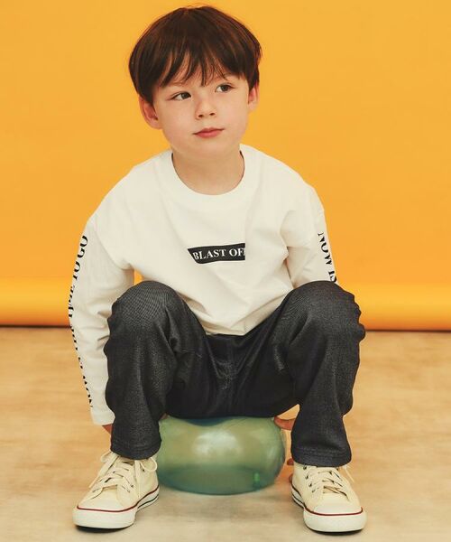 THE SHOP TK / ザ ショップ ティーケー パンツ | 【110－160/洗濯機OK】のびーるパンツストレート | 詳細2