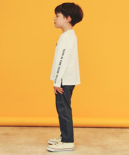 THE SHOP TK / ザ ショップ ティーケー パンツ | 【110－160/洗濯機OK】のびーるパンツストレート | 詳細5