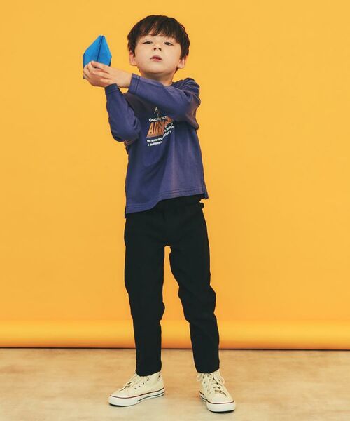 THE SHOP TK / ザ ショップ ティーケー パンツ | 【110－160/洗濯機OK】のびーるパンツストレート | 詳細7