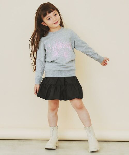 THE SHOP TK / ザ ショップ ティーケー ミニ・ひざ丈スカート | 【110－160】バルーンスカート/洗濯機OK | 詳細8