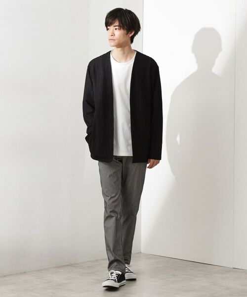 THE SHOP TK / ザ ショップ ティーケー カーディガン・ボレロ | 【セットでお買い得！！】長袖カーディガン＋半袖Tシャツ　洗濯機OK/吸水速乾(Tシャツのみ) | 詳細11