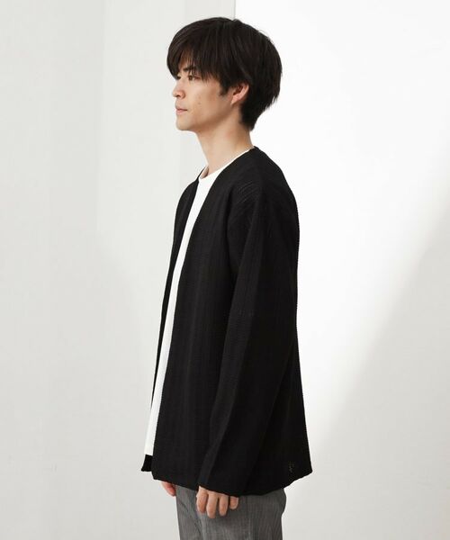 THE SHOP TK / ザ ショップ ティーケー カーディガン・ボレロ | 【セットでお買い得！！】長袖カーディガン＋半袖Tシャツ　洗濯機OK/吸水速乾(Tシャツのみ) | 詳細19