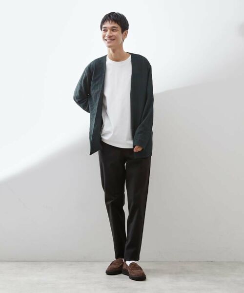 THE SHOP TK / ザ ショップ ティーケー カーディガン・ボレロ | 【セットでお買い得！！】長袖カーディガン＋半袖Tシャツ　洗濯機OK/吸水速乾(Tシャツのみ) | 詳細2