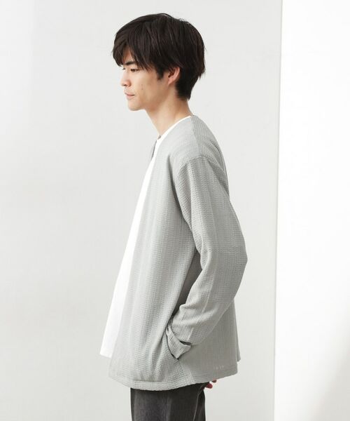 THE SHOP TK / ザ ショップ ティーケー カーディガン・ボレロ | 【セットでお買い得！！】長袖カーディガン＋半袖Tシャツ　洗濯機OK/吸水速乾(Tシャツのみ) | 詳細5