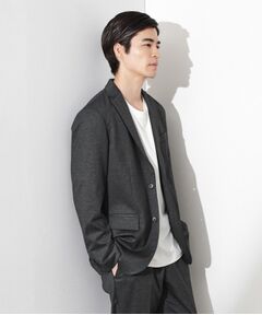 THE SHOP TK / ザ ショップ ティーケー テーラードジャケット | ライトTRジャージジャケット【洗濯機OK/毛玉ができにくい/ストレッチ/セットアップ可】