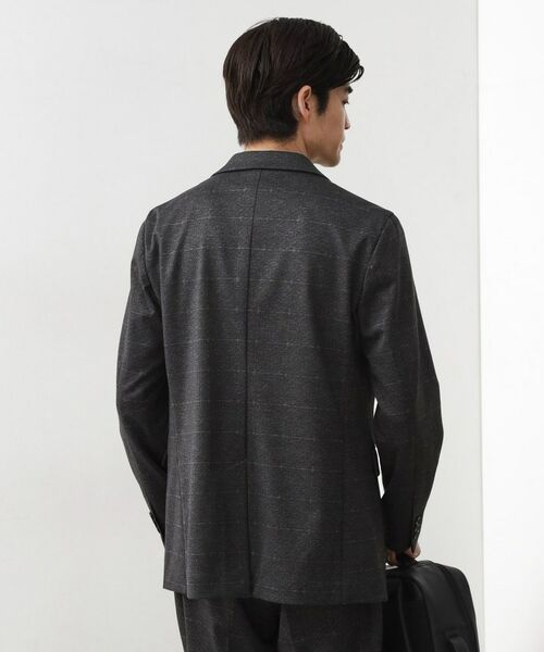 THE SHOP TK / ザ ショップ ティーケー テーラードジャケット | ライトTRジャージジャケット【洗濯機OK/毛玉ができにくい/ストレッチ/セットアップ可】 | 詳細10