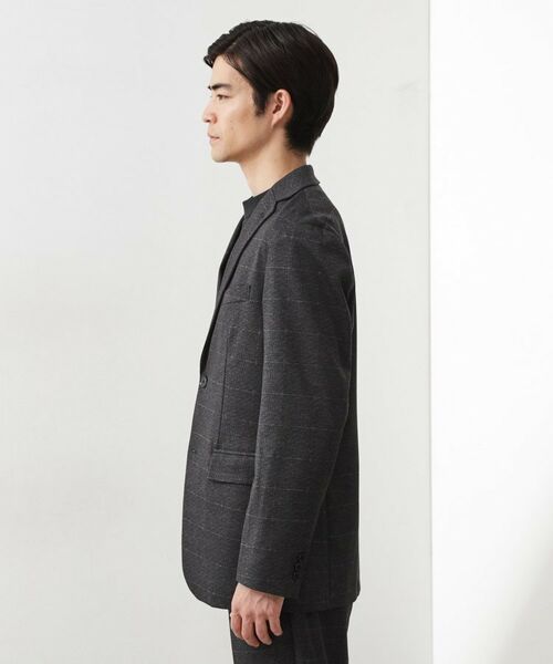 THE SHOP TK / ザ ショップ ティーケー テーラードジャケット | ライトTRジャージジャケット【洗濯機OK/毛玉ができにくい/ストレッチ/セットアップ可】 | 詳細14