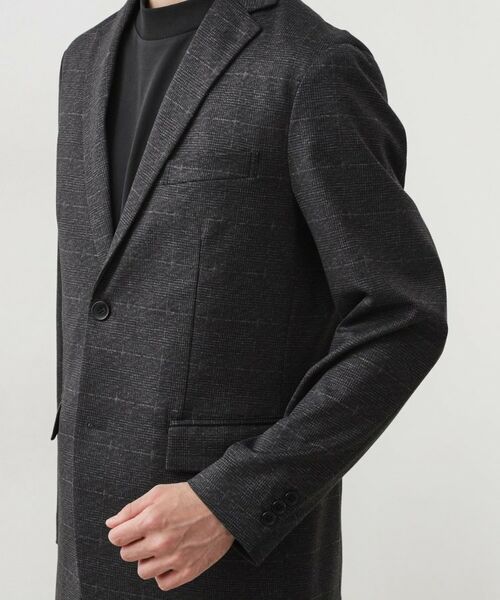 THE SHOP TK / ザ ショップ ティーケー テーラードジャケット | ライトTRジャージジャケット【洗濯機OK/毛玉ができにくい/ストレッチ/セットアップ可】 | 詳細17