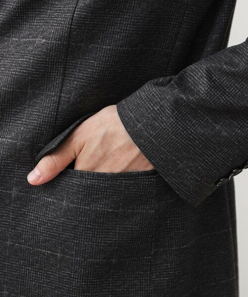 THE SHOP TK / ザ ショップ ティーケー テーラードジャケット | ライトTRジャージジャケット【洗濯機OK/毛玉ができにくい/ストレッチ/セットアップ可】 | 詳細18