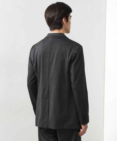 THE SHOP TK / ザ ショップ ティーケー テーラードジャケット | ライトTRジャージジャケット【洗濯機OK/毛玉ができにくい/ストレッチ/セットアップ可】 | 詳細2