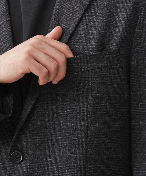 THE SHOP TK / ザ ショップ ティーケー テーラードジャケット | ライトTRジャージジャケット【洗濯機OK/毛玉ができにくい/ストレッチ/セットアップ可】 | 詳細21