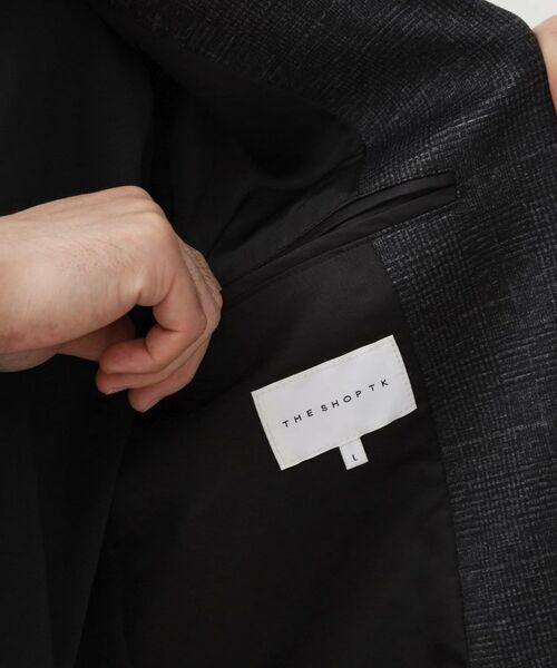 THE SHOP TK / ザ ショップ ティーケー テーラードジャケット | ライトTRジャージジャケット【洗濯機OK/毛玉ができにくい/ストレッチ/セットアップ可】 | 詳細22