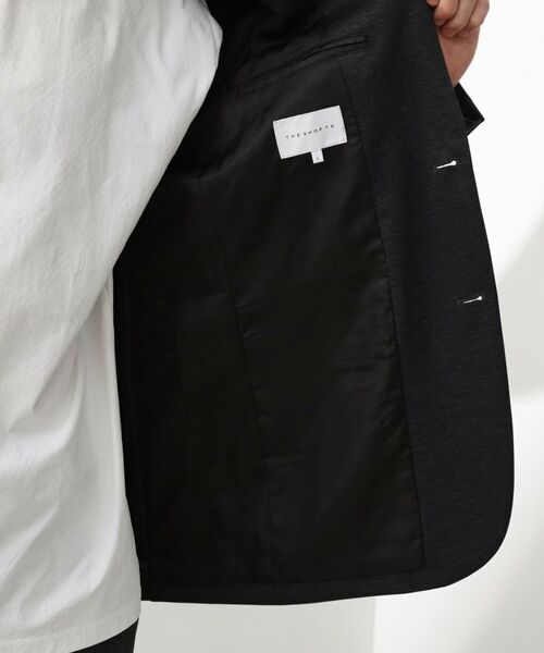 THE SHOP TK / ザ ショップ ティーケー テーラードジャケット | ライトTRジャージジャケット【洗濯機OK/毛玉ができにくい/ストレッチ/セットアップ可】 | 詳細24