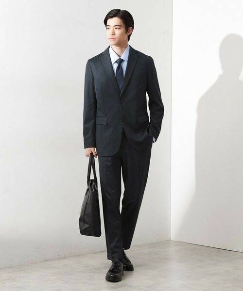 THE SHOP TK / ザ ショップ ティーケー テーラードジャケット | ライトTRジャージジャケット【洗濯機OK/毛玉ができにくい/ストレッチ/セットアップ可】 | 詳細7