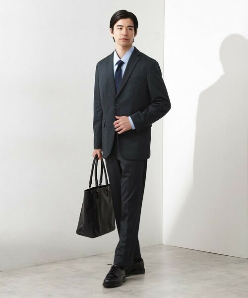 THE SHOP TK / ザ ショップ ティーケー パンツ | ライトTRジャージスラックス【洗濯機OK/毛玉ができにくい/ストレッチ/セットアップ可】 | 詳細7