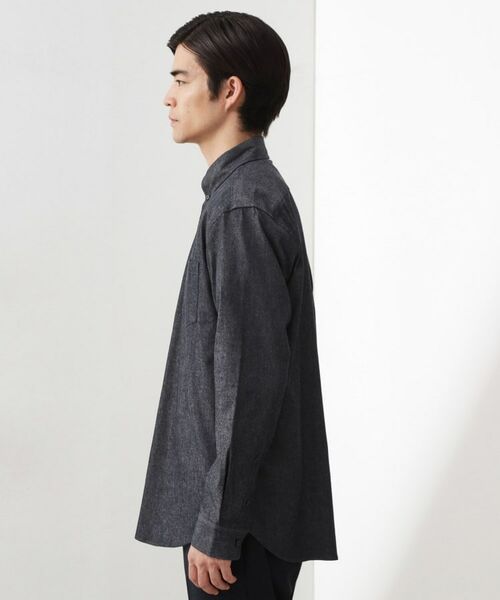 THE SHOP TK / ザ ショップ ティーケー シャツ・ブラウス | エバーデニムシャツ【色落ちしにくい/洗濯機OK】 | 詳細10