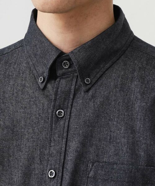 THE SHOP TK / ザ ショップ ティーケー シャツ・ブラウス | エバーデニムシャツ【色落ちしにくい/洗濯機OK】 | 詳細12