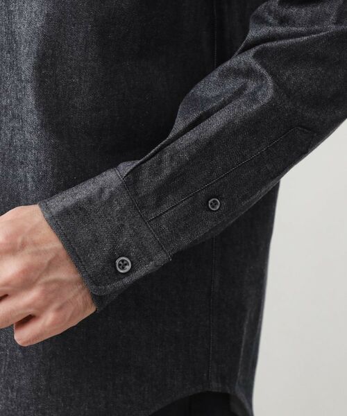 THE SHOP TK / ザ ショップ ティーケー シャツ・ブラウス | エバーデニムシャツ【色落ちしにくい/洗濯機OK】 | 詳細15