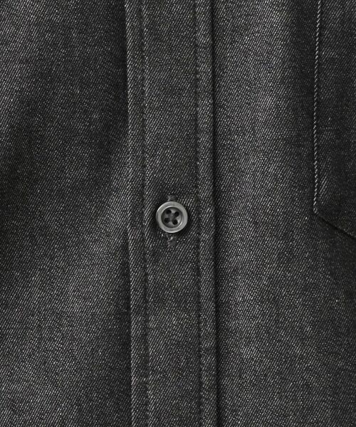 THE SHOP TK / ザ ショップ ティーケー シャツ・ブラウス | エバーデニムシャツ【色落ちしにくい/洗濯機OK】 | 詳細4