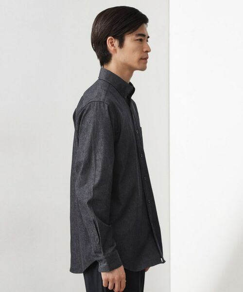 THE SHOP TK / ザ ショップ ティーケー シャツ・ブラウス | エバーデニムシャツ【色落ちしにくい/洗濯機OK】 | 詳細6