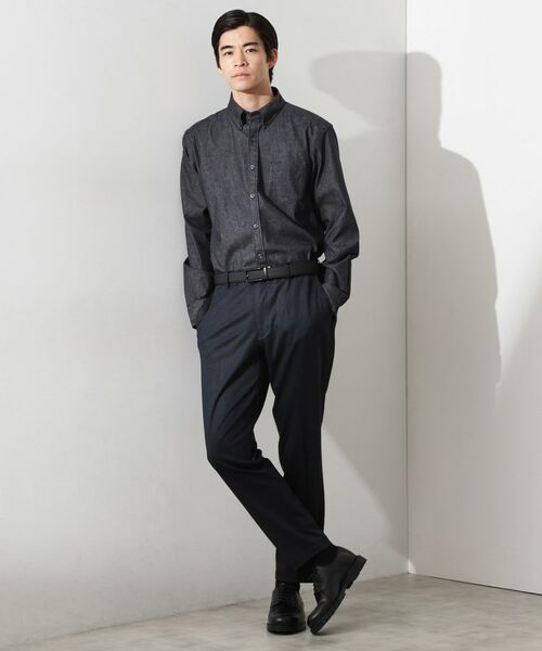 THE SHOP TK / ザ ショップ ティーケー シャツ・ブラウス | エバーデニムシャツ【色落ちしにくい/洗濯機OK】 | 詳細7