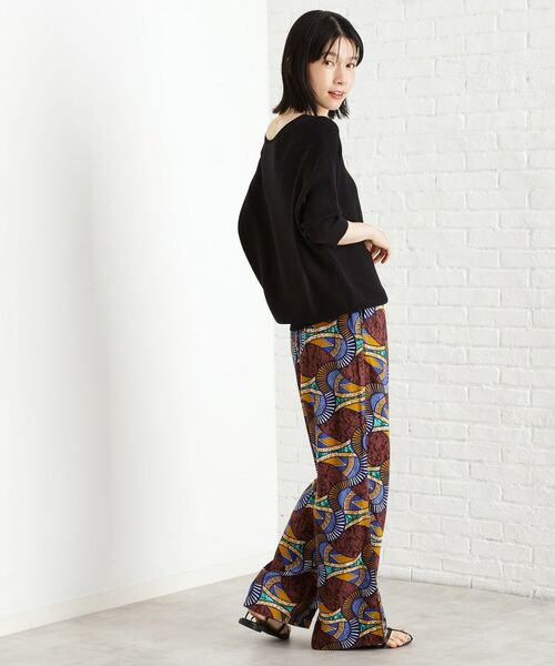 THE SHOP TK / ザ ショップ ティーケー ニット・セーター | 6分袖ガータードルマンニット【エコベロ/洗濯機OK】 | 詳細11