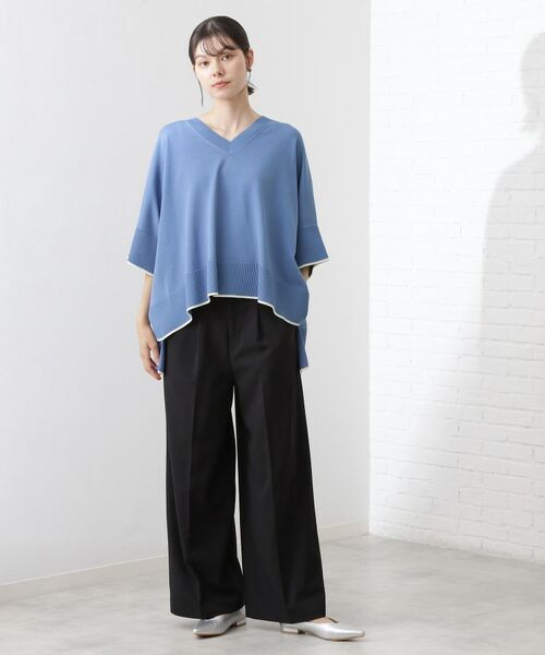 THE SHOP TK / ザ ショップ ティーケー ニット・セーター | Vネックドルマンニット【毛玉になりにくい/洗濯機OK】 | 詳細10