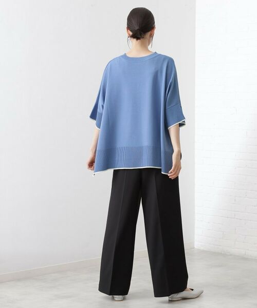 THE SHOP TK / ザ ショップ ティーケー ニット・セーター | Vネックドルマンニット【毛玉になりにくい/洗濯機OK】 | 詳細11