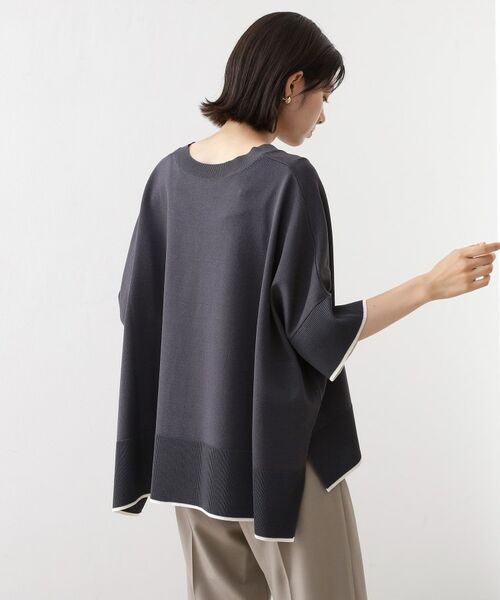 THE SHOP TK / ザ ショップ ティーケー ニット・セーター | Vネックドルマンニット【毛玉になりにくい/洗濯機OK】 | 詳細2