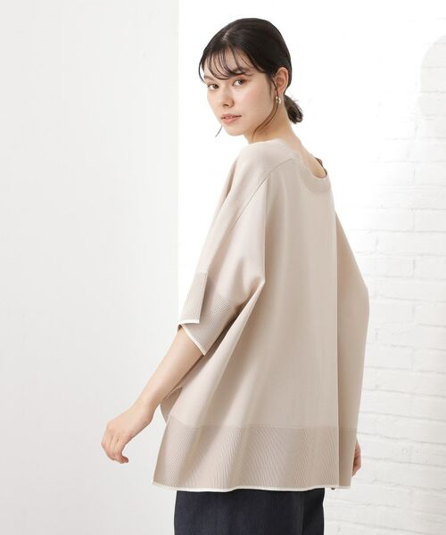 THE SHOP TK / ザ ショップ ティーケー ニット・セーター | Vネックドルマンニット【毛玉になりにくい/洗濯機OK】 | 詳細5