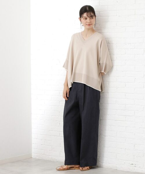 THE SHOP TK / ザ ショップ ティーケー ニット・セーター | Vネックドルマンニット【毛玉になりにくい/洗濯機OK】 | 詳細7