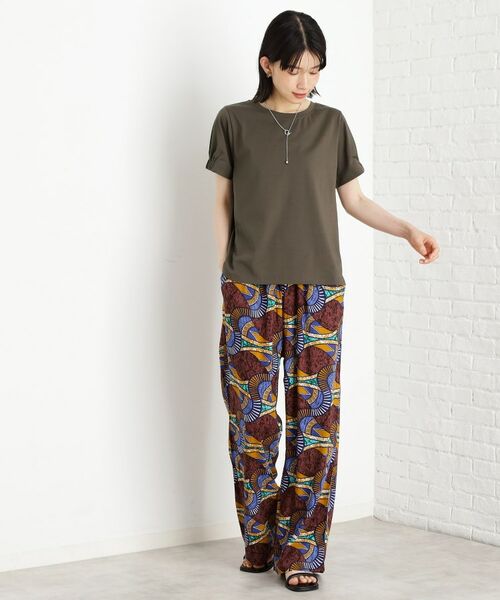 THE SHOP TK / ザ ショップ ティーケー カットソー | 袖タックTシャツ【接触冷感/毛玉になりにくい/UV】 | 詳細11