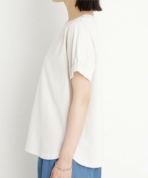 THE SHOP TK / ザ ショップ ティーケー カットソー | 袖タックTシャツ【接触冷感/毛玉になりにくい/UV】 | 詳細14