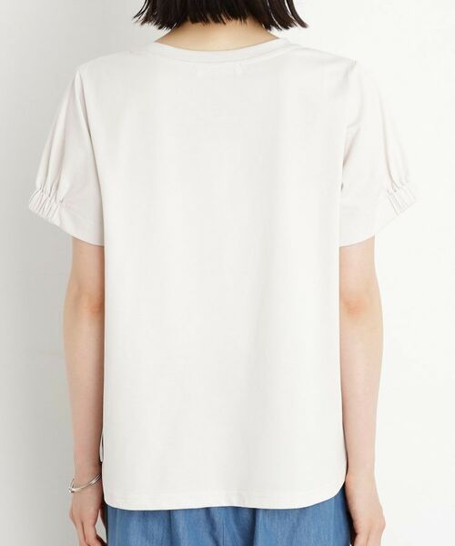 THE SHOP TK / ザ ショップ ティーケー カットソー | 袖タックTシャツ【接触冷感/毛玉になりにくい/UV】 | 詳細15