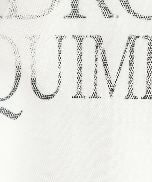 THE SHOP TK / ザ ショップ ティーケー カットソー | 【セットアイテム】チュール×ロゴTシャツ/洗える | 詳細13