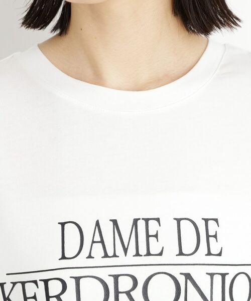 THE SHOP TK / ザ ショップ ティーケー カットソー | 【セットアイテム】チュール×ロゴTシャツ/洗える | 詳細21